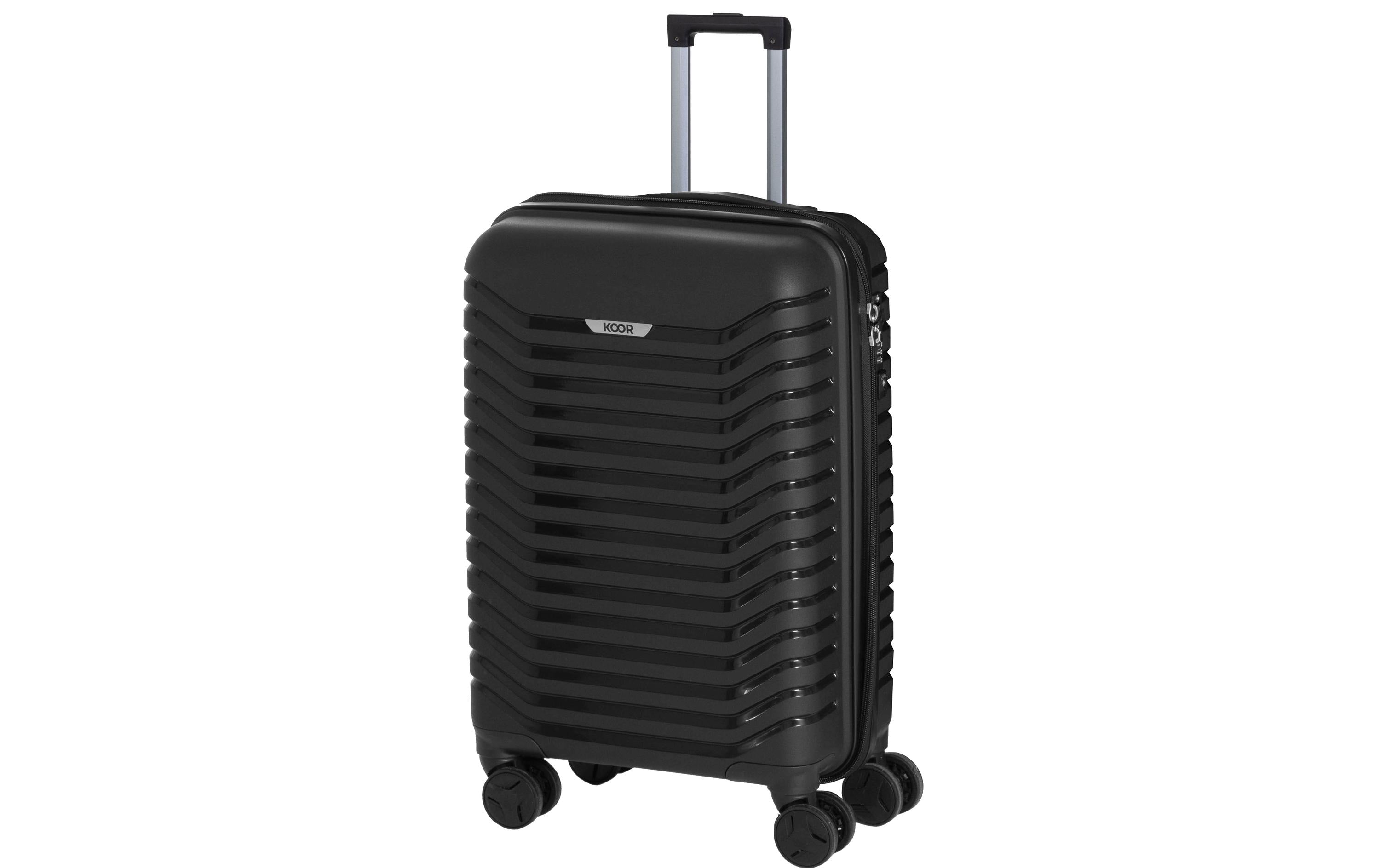 KOOR Koffer 95 L schwarz 70x46x30 cm, PP, schwarz