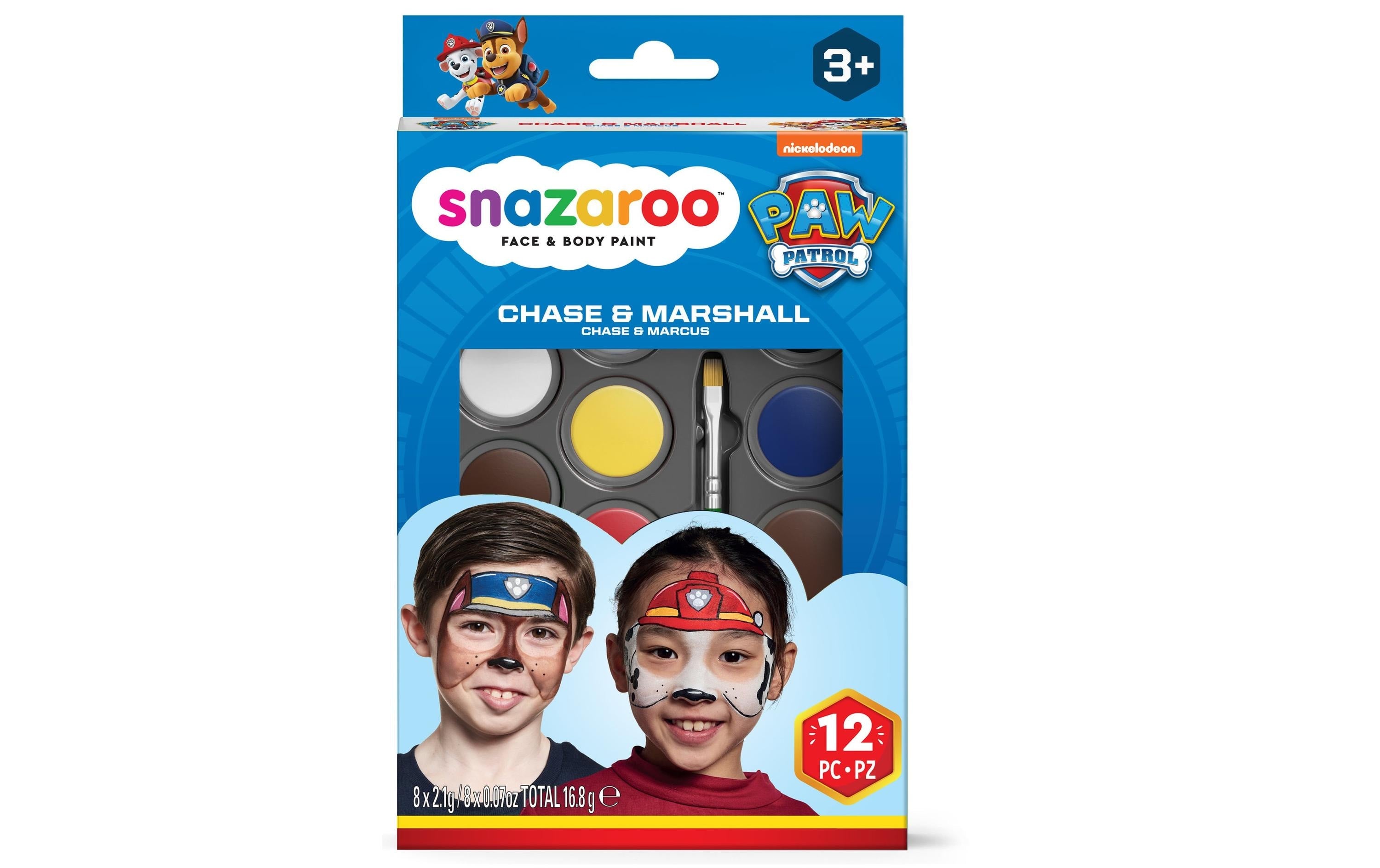 Snazaroo Schminkpalette Paw Patrol Chase & Marshall 24.5x15x3.5cm