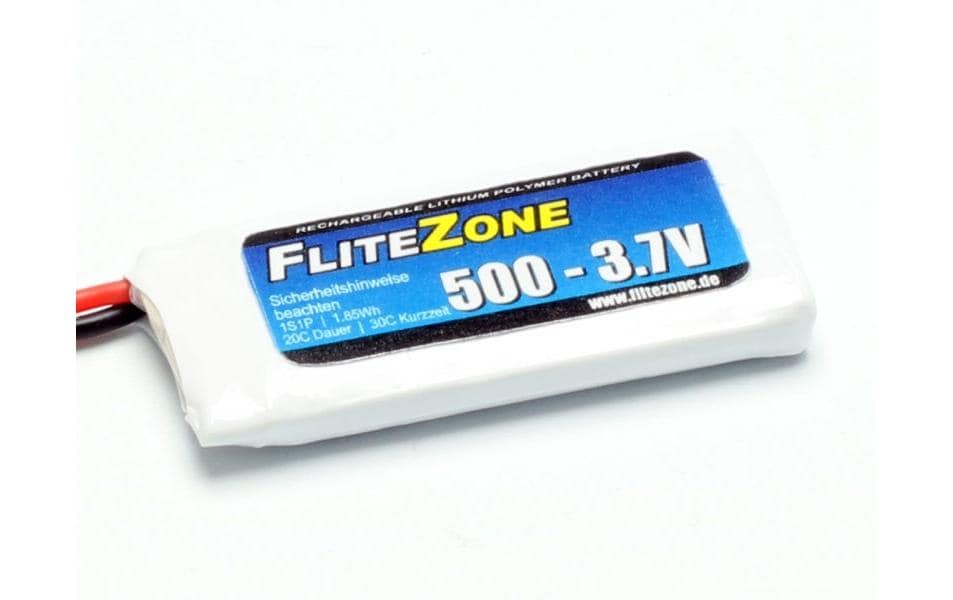 FliteZone RC-Akku LiPo 500mA, 3.7V Molex 51005