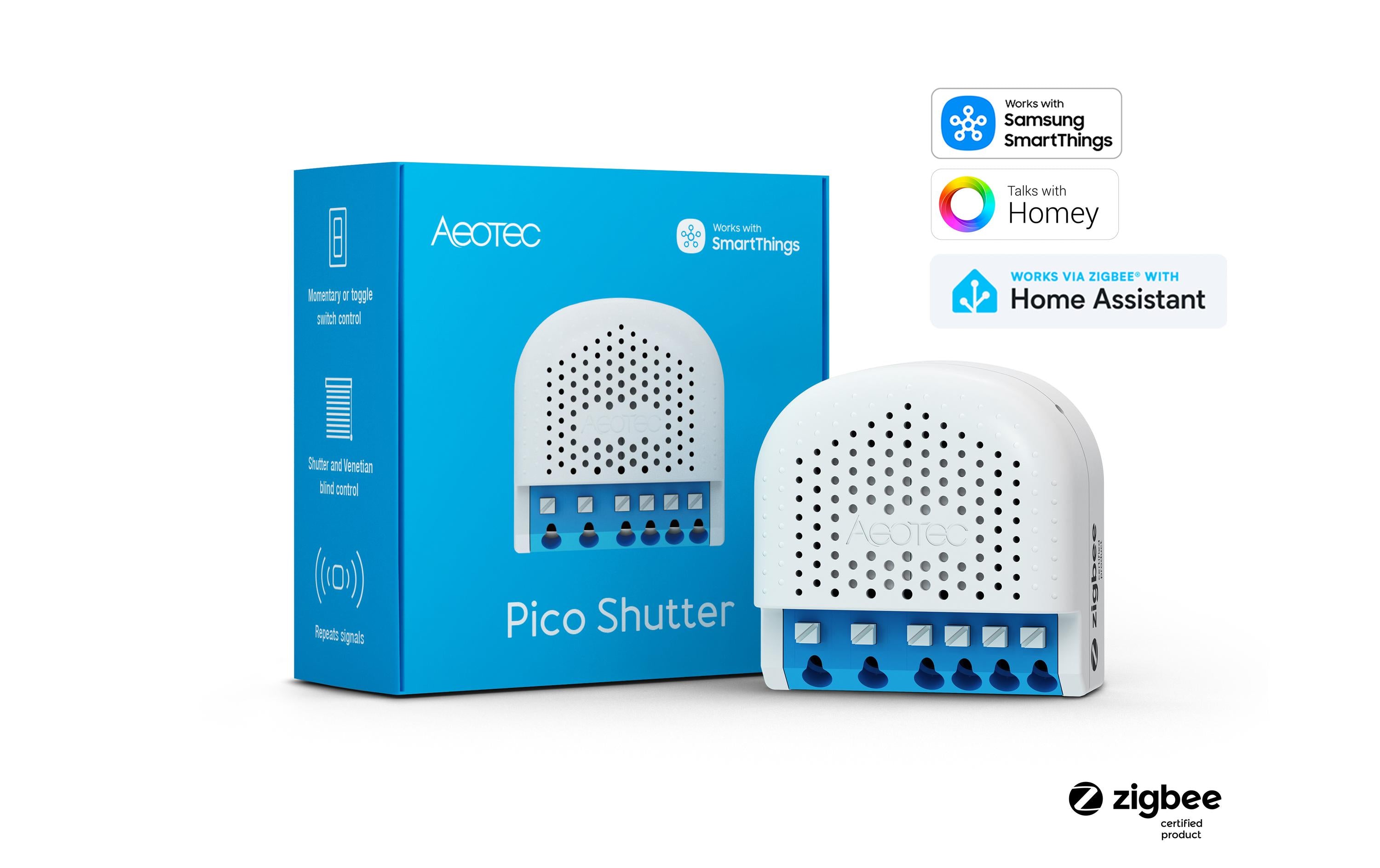 Aeotec Pico Jalousie Zigbee