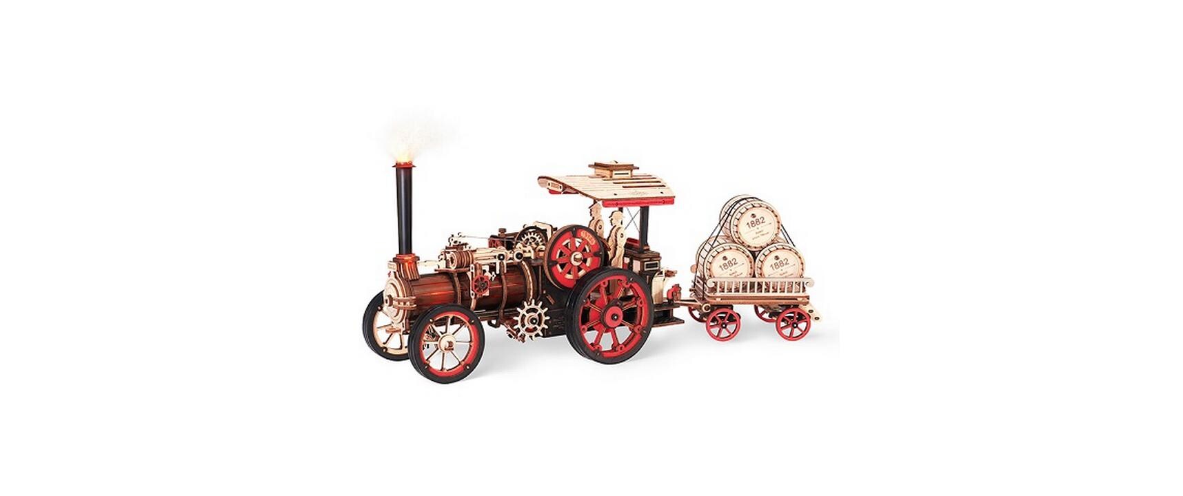Robotime Dampfmaschine Holzbausatz