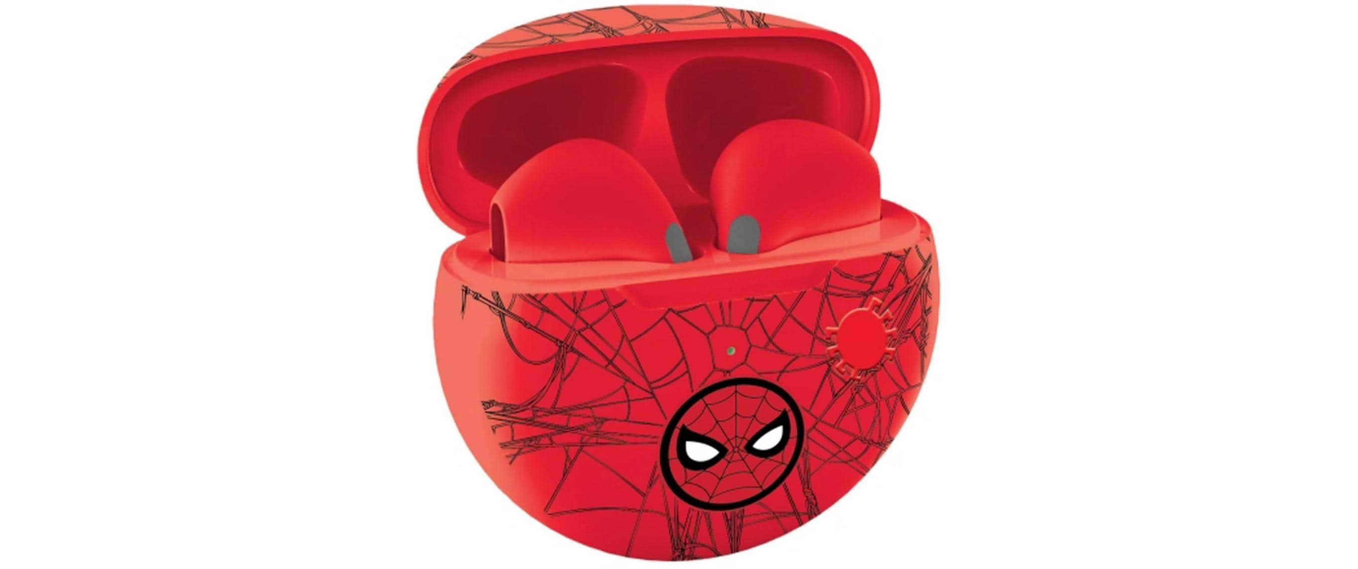 SpiderMan Wireless Bluetooth-Kopfhörer mit Lade- und Aufbewahrungsetui