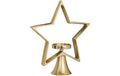 Eglo Kerzenhalter Stern Mukayle 34 cm Aluminium, L 310, B 95, H 340, Gold