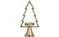 Eglo Kerzenhalter Tanne Mukayle 34 cm Aluminium, L 170, B 95, H 340, Gold