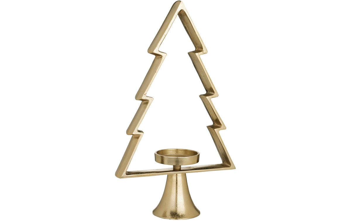 Eglo Kerzenhalter Tanne Mukayle 44 cm Aluminium, L 260, B 95, H 440, Gold