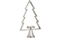 Eglo Kerzenhalter Tanne Mukayle 44 cm Aluminium, L 260, B 95, H 440, Silber