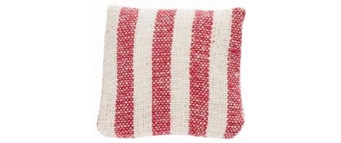 Hobbyfun Kissen 2.8 x 2.8 cm, rot gestreift, 2 Stk.