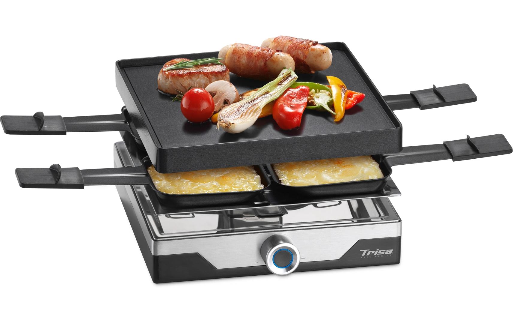 Trisa Raclette Premium 4 Personen 230V, 800W, Grill, Pfännchen