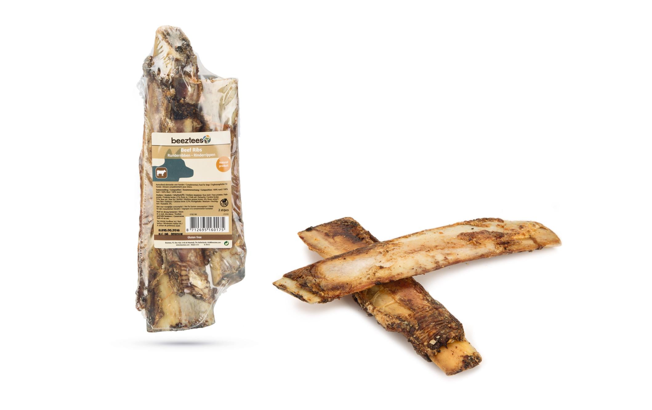 Beeztees Hundesnack Rinderrippe 2 Stk.