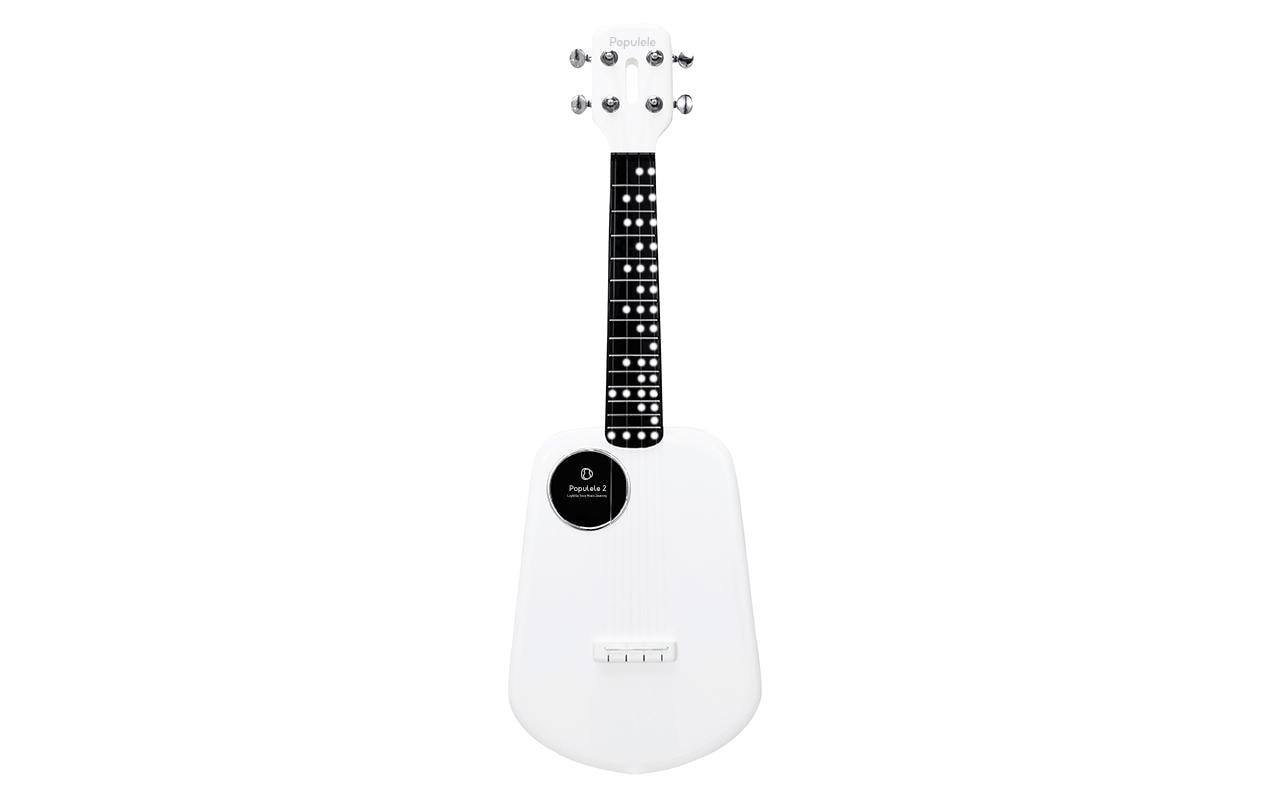 PopuMusic Populele 2 weiss Smart Ukulele, Concert