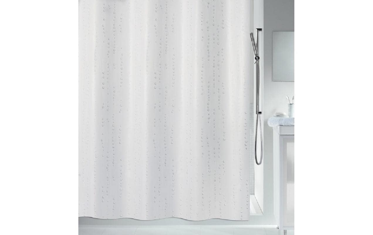 spirella Duschvorhang Wet 180x180 cm, Polyester, waschbar 40 Grad