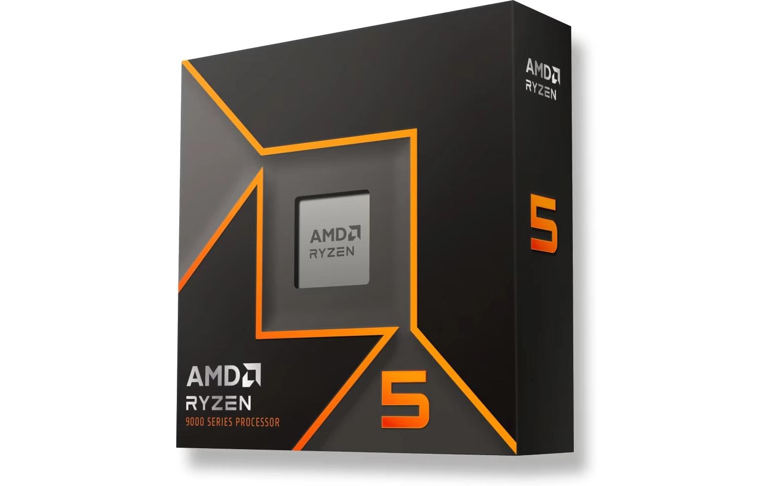 CPU AMD Ryzen 5 9600X/3.90 GHz, AM5 6-Core, 32MB Cache, 65W, no cooler