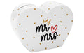Sheepworld Spardose Hochzeit Mr Mrs 14 x 5.3 x 10.5 cm