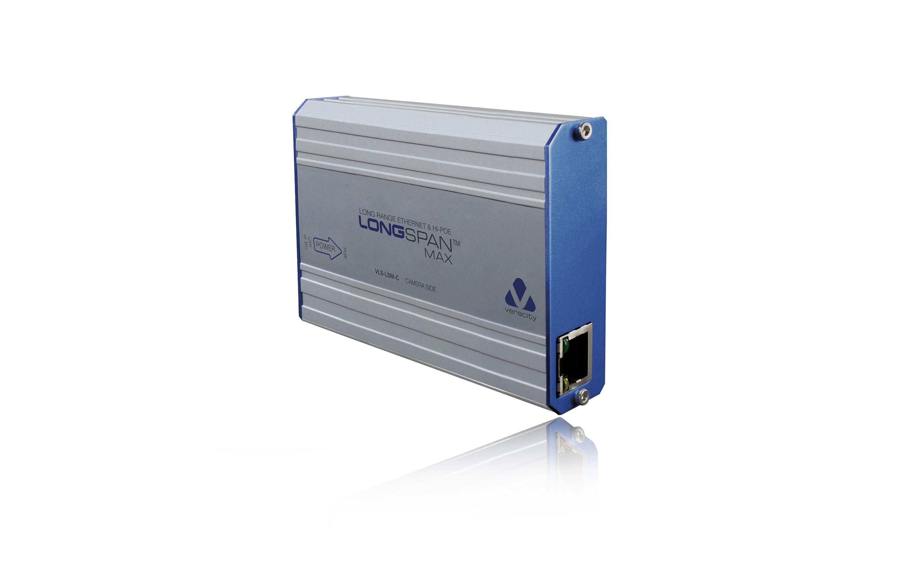 Veracity LONGSPAN MAX Camera Indoor, 1 Ch,  POE Adapter, High Power