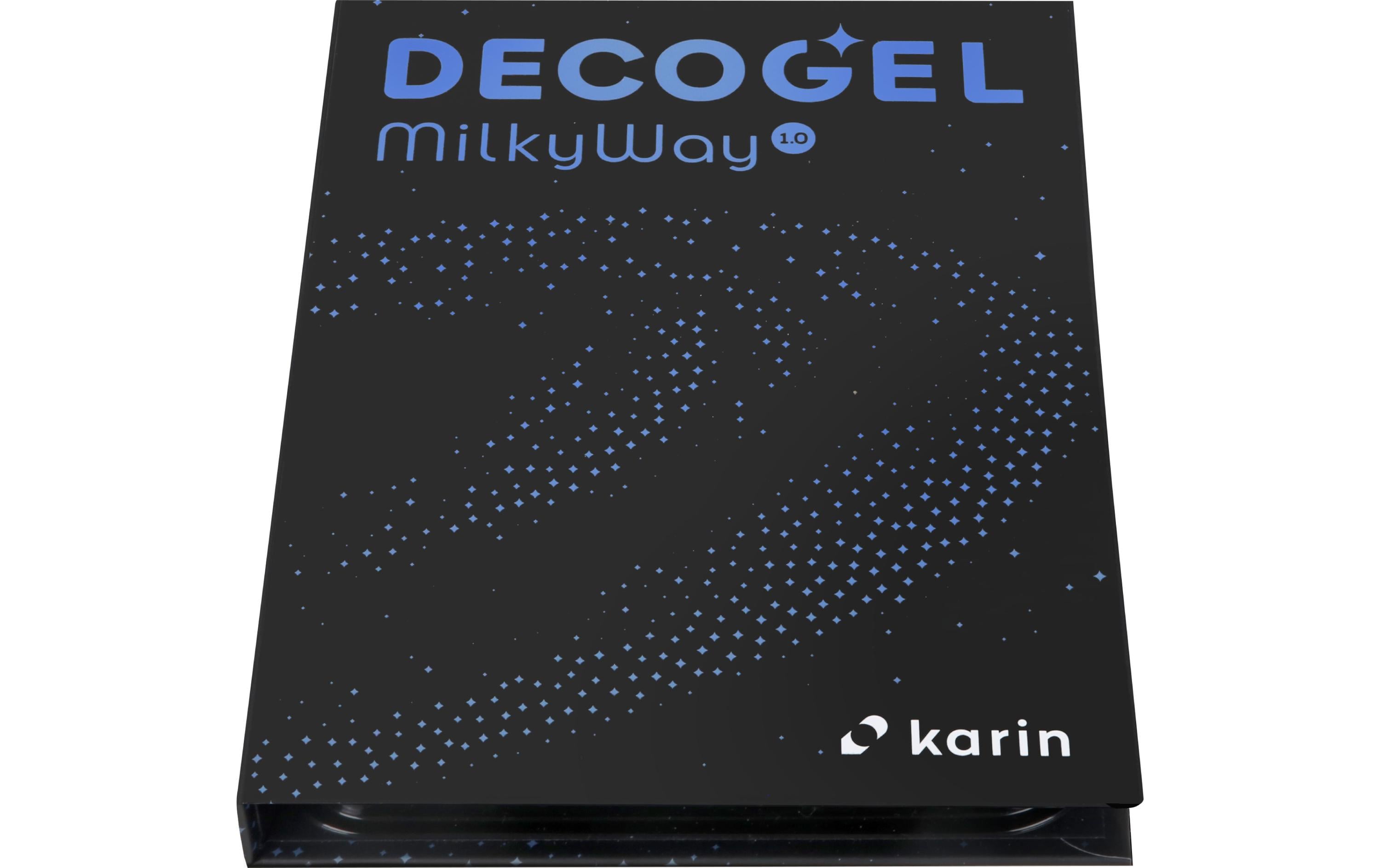 Karin Fasermaler Bruspen Deco Gel 0.1 Milky Way, 10 Stück