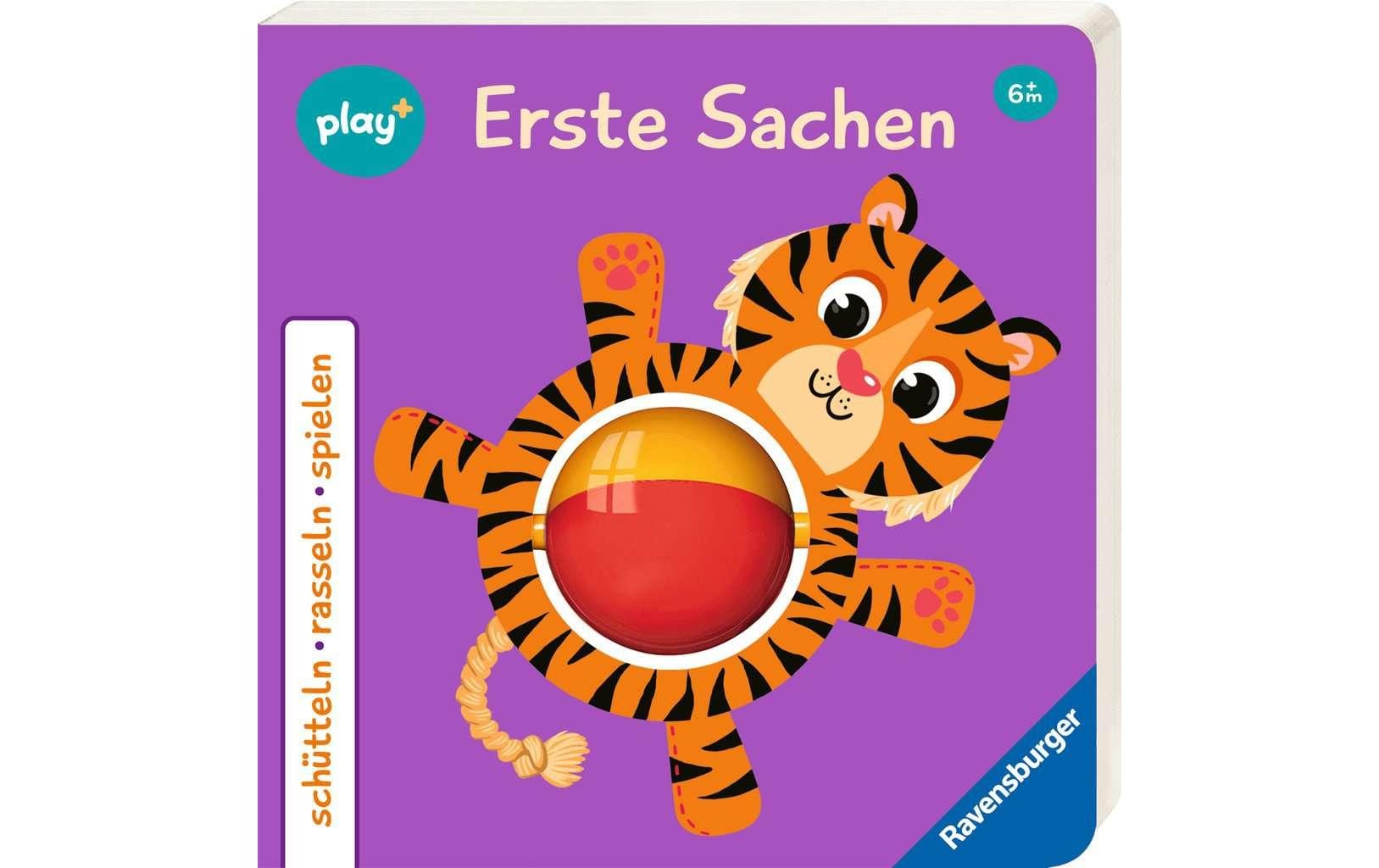 Play+  Buch schütteln, rasseln: Sachen 6-36 Monate