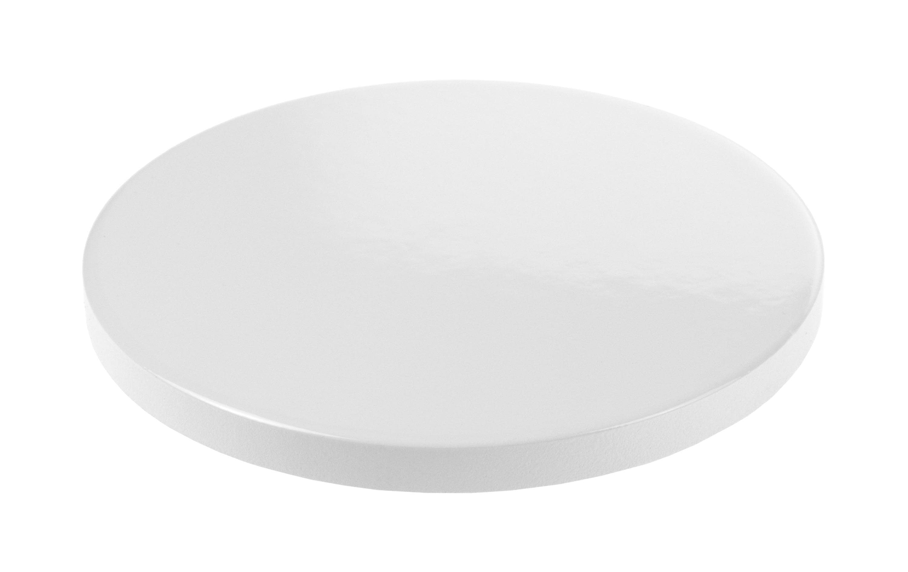 FTM Untersetzer Set à 4 Stk. weiss Keramik und Kork, für Sublimation