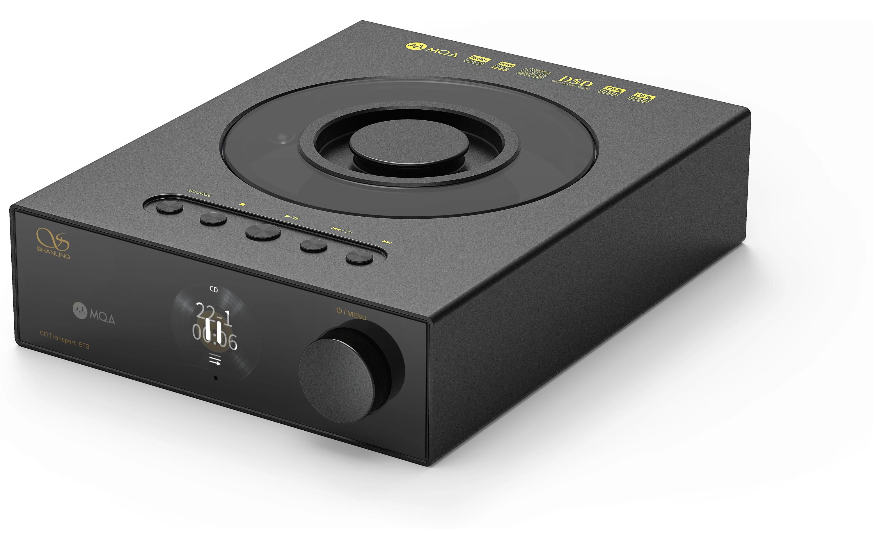 Shanling ET3 CD-Player Schwarz, WiFi und BT