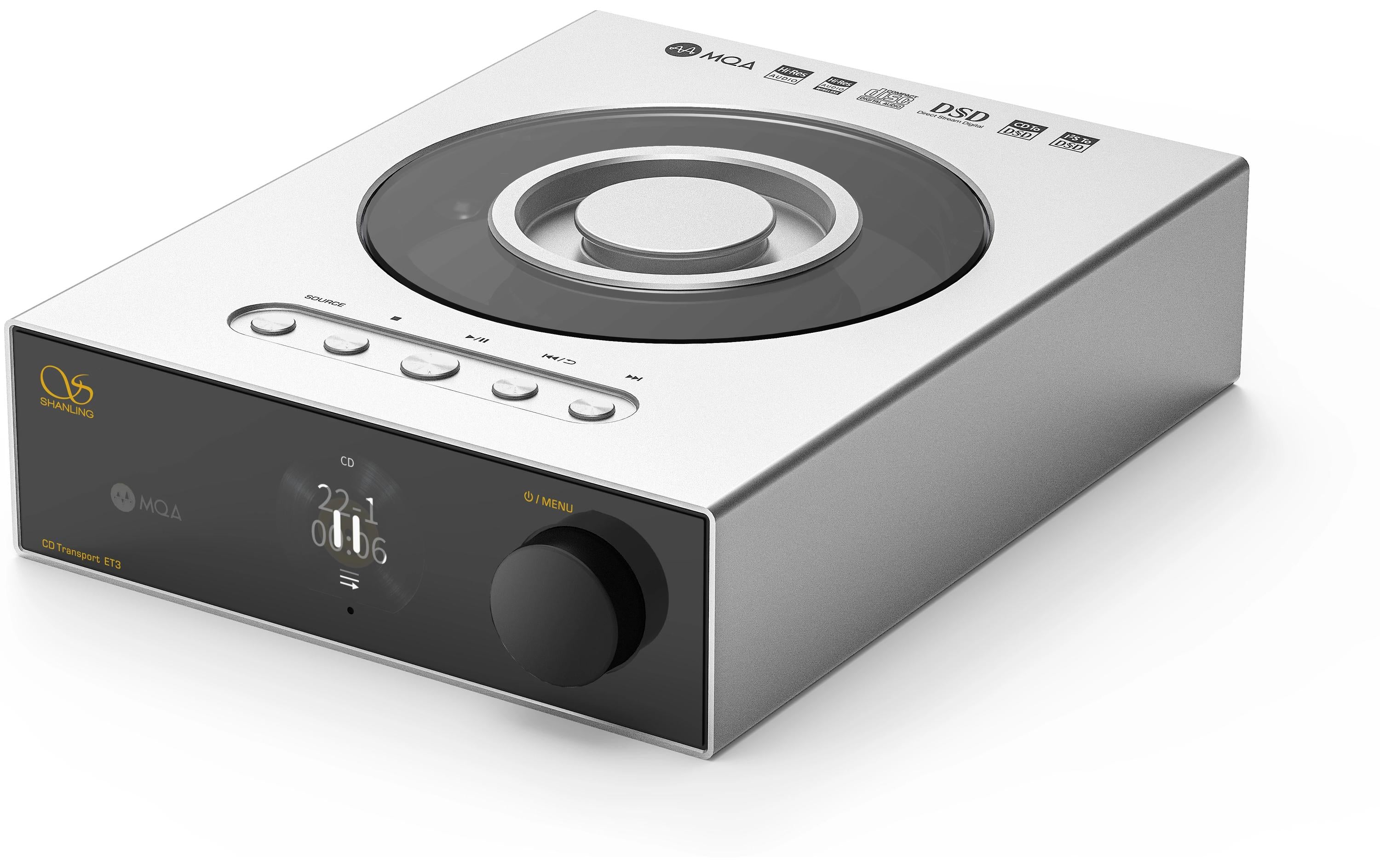 Shanling ET3 CD-Player Silber, WiFi und BT