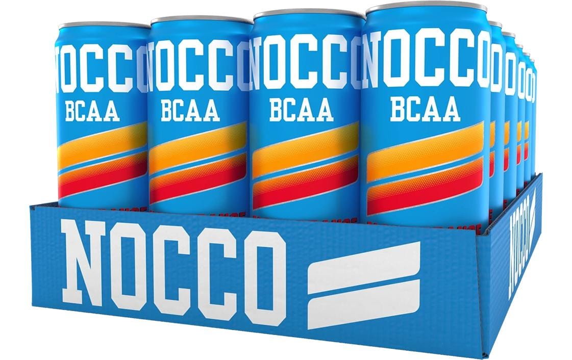 NOCCO BCAA Blood Orange Del Sol 330ml, 24-Tray