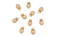 Hobbyfun Christbaumkugeln 1 cm, champagner, 10 Stk.