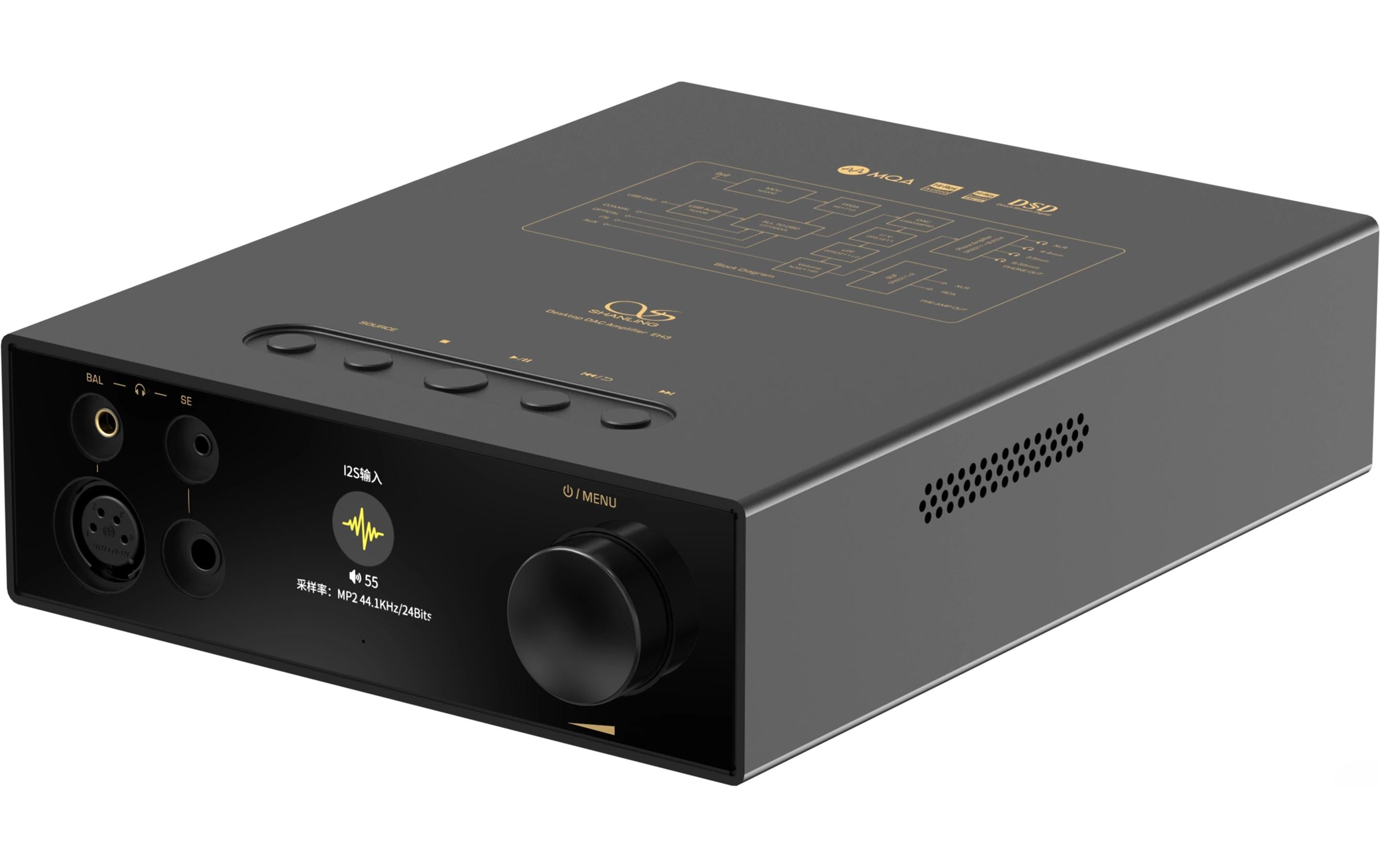 Shanling EH3 DAC/Kopfhörerverstärker Schwarz