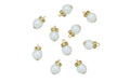 Hobbyfun Christbaumkugeln 1 cm, eisblau 10 Stk.