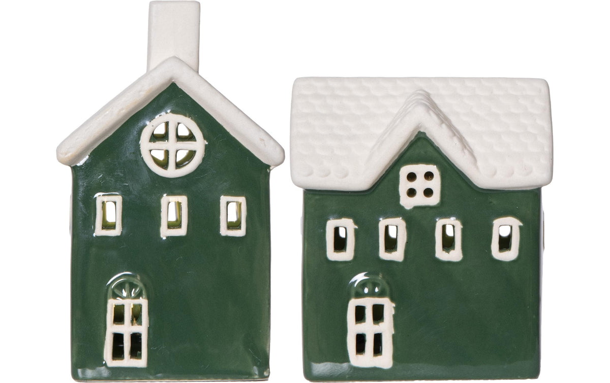 Star Trading Tischdekoration HUSBY IP20, Warmweiss, Grün