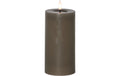 Star Trading LED Pillar Kerze Flamme Flow Indoor, Mole, 17.5cm Höhe, Timerfunktion