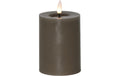 Star Trading LED Pillar Kerze Flamme Flow Indoor, Mole, 12.5cm Höhe, Timerfunktion