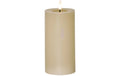 Star Trading LED Pillar Kerze Flamme Flow Indoor, Beige, 17.5cm Höhe, Timerfunktion