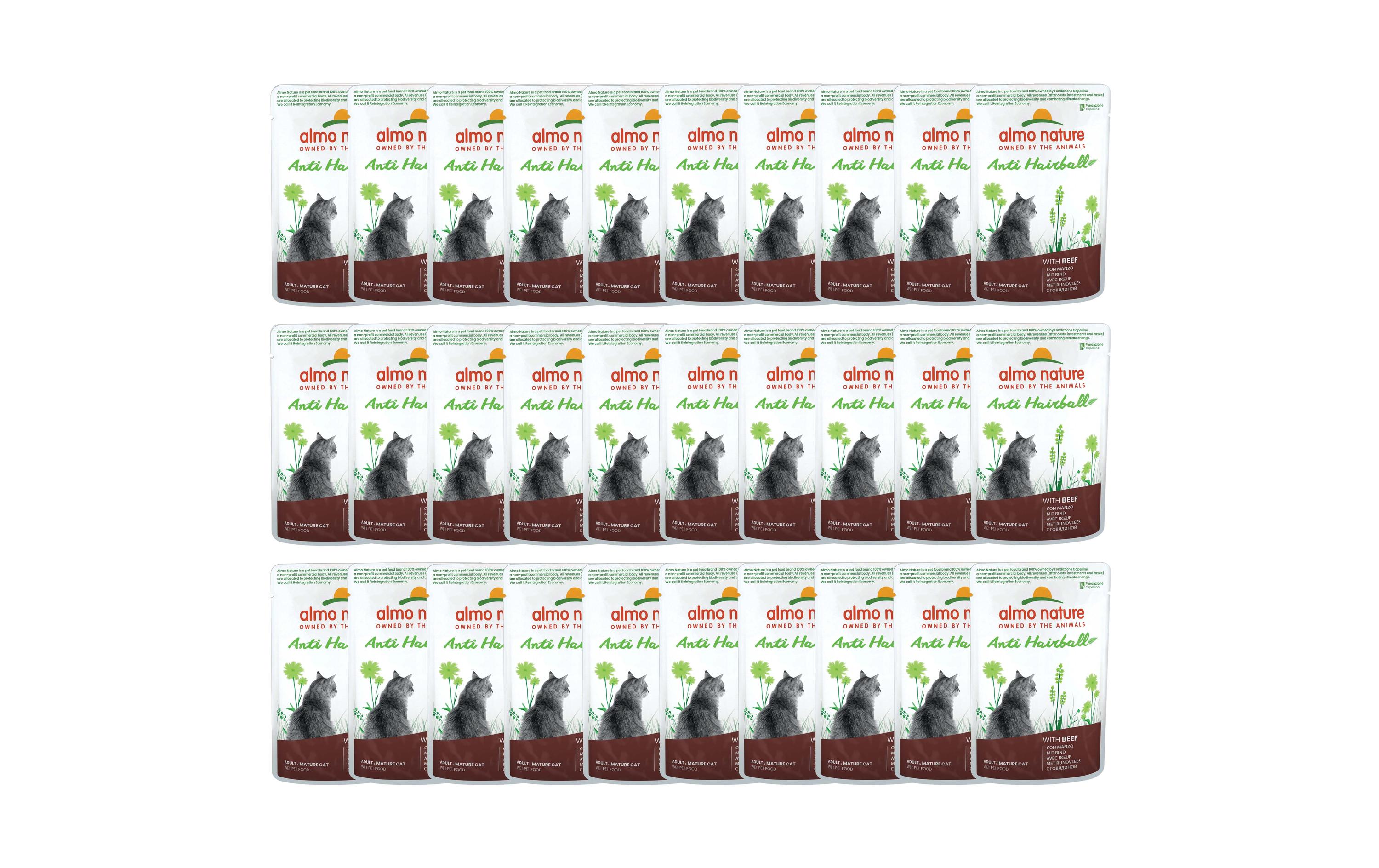 Almo Nature Nassfutter PFC Daily AntHB KIT Rind Beutel 30x70g