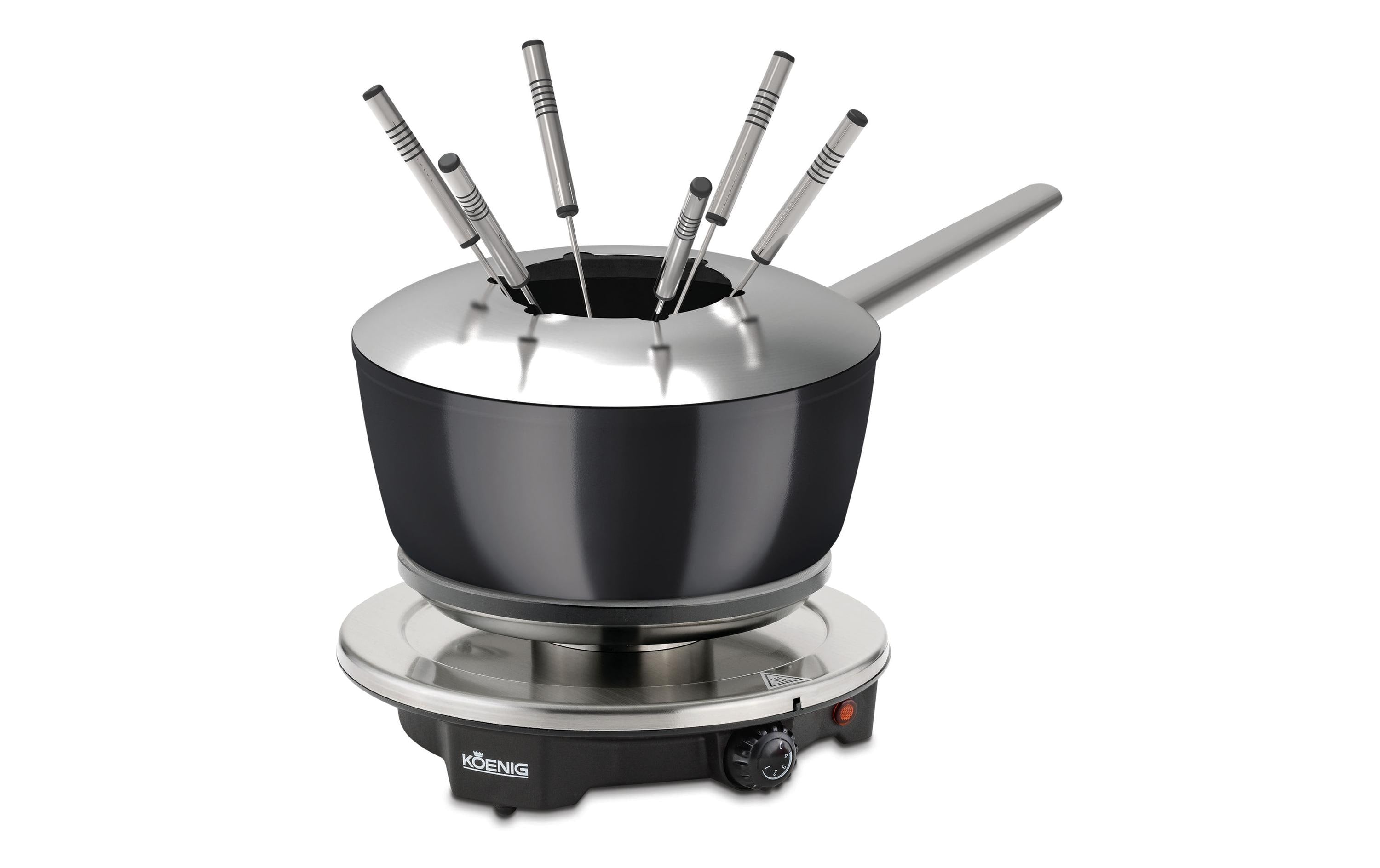 Koenig Fondue Set One for all 230V, 1200W, 2l