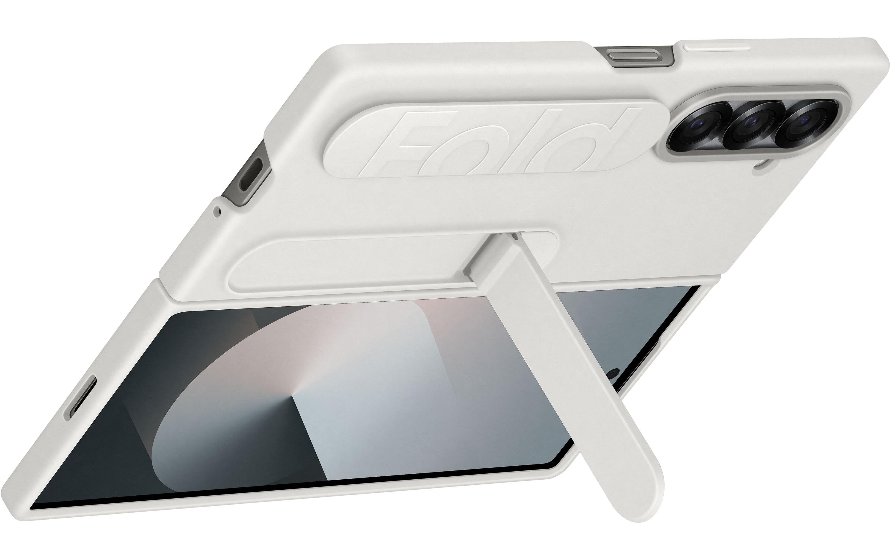 Samsung Silicone Case White Samsung Fold 6