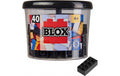BLOX 40 schwarze 8er Steine in Dose