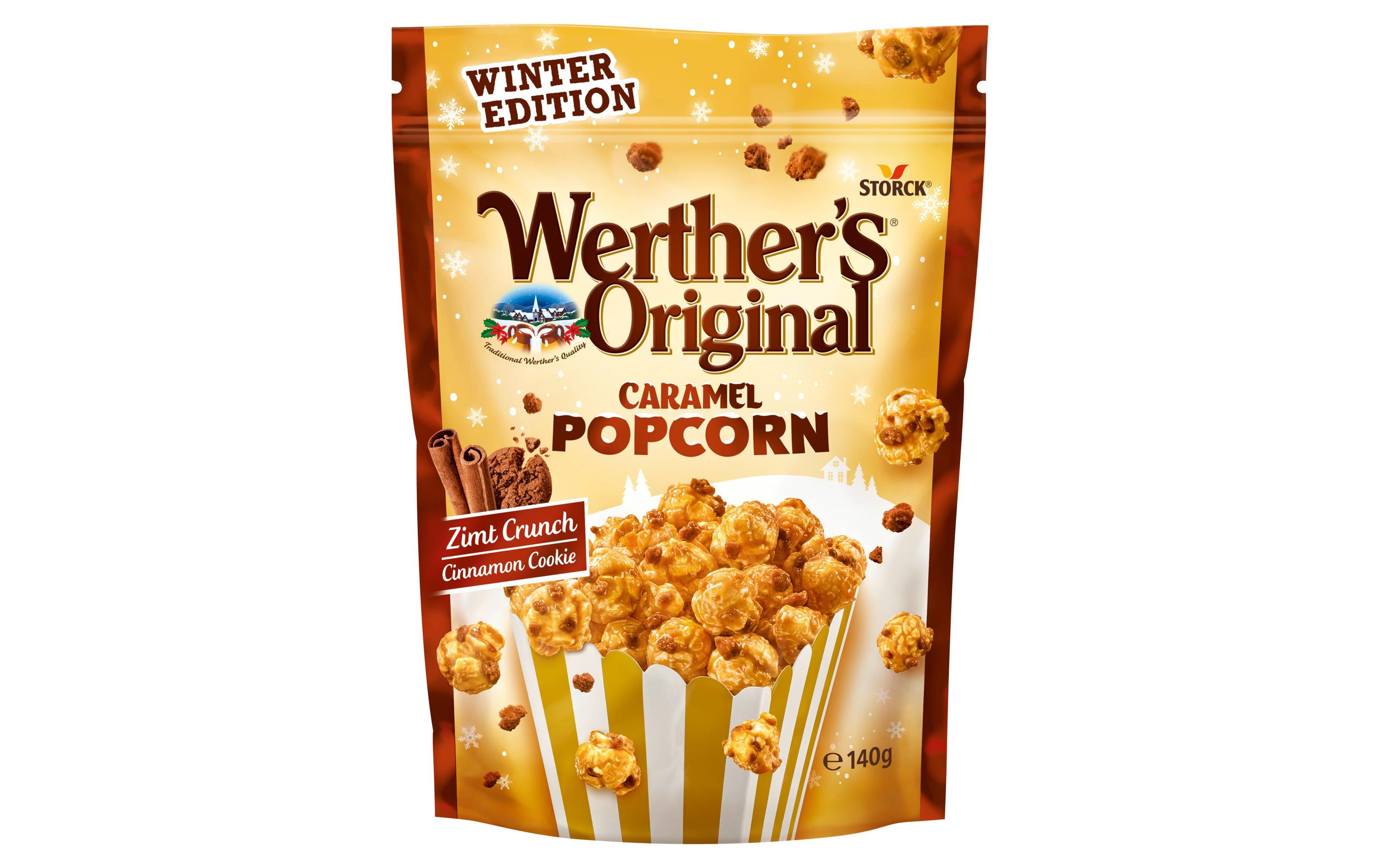 Werthers Original Caramel Popcorn Cinnamon 140g