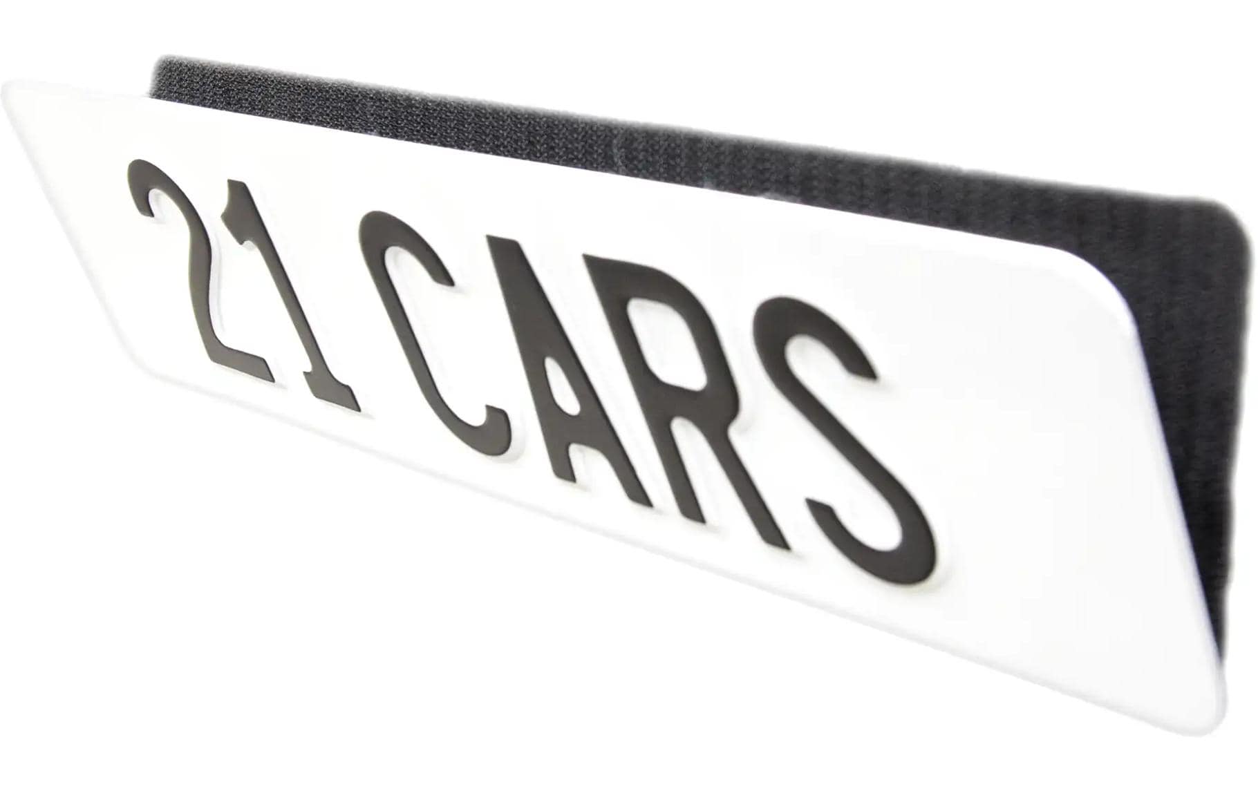 21CARS Klett Kennzeichenhalter Premium Set