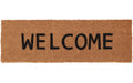 Esschert Design Fussrmatte Kokos "welcome" Kokosfaser, PVC, 75x25x1.7 cm (LxTxH)