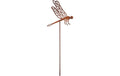 Esschert Design Stecker Libelle Weichstahl, Rost, 10.2x0.4x38 cm (LxTxH)