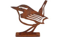 Esschert Design Aufsteller Zaunkönig Weichstahl, Rost, 10.7x3.4x10.1 cm (LxTxH)