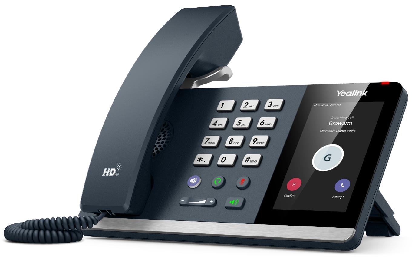 Yealink MP54 E2 Microsoft TEAMS Desk phone Android 13, 4" screen, BT, Wi-Fi