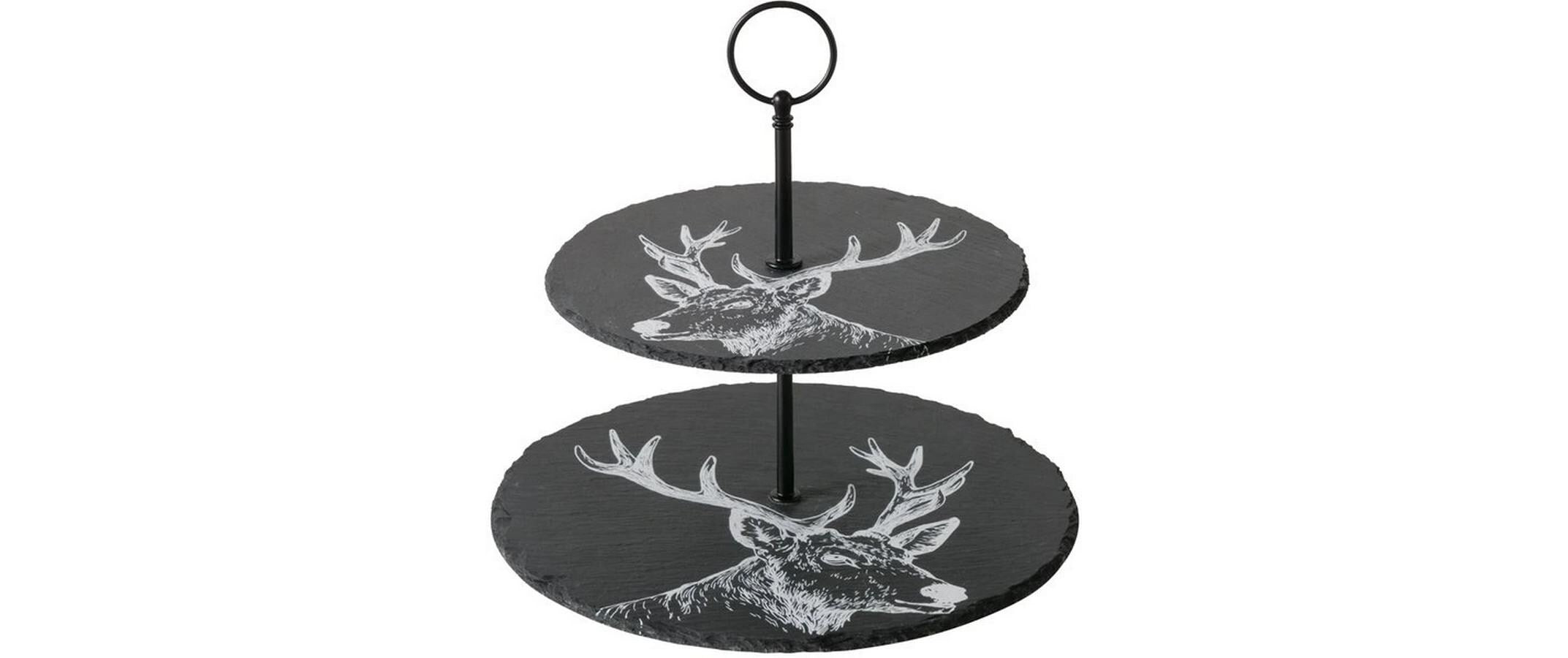 Boltze Etagere Moritz Schiefer, 24x25.5cm (HxD)