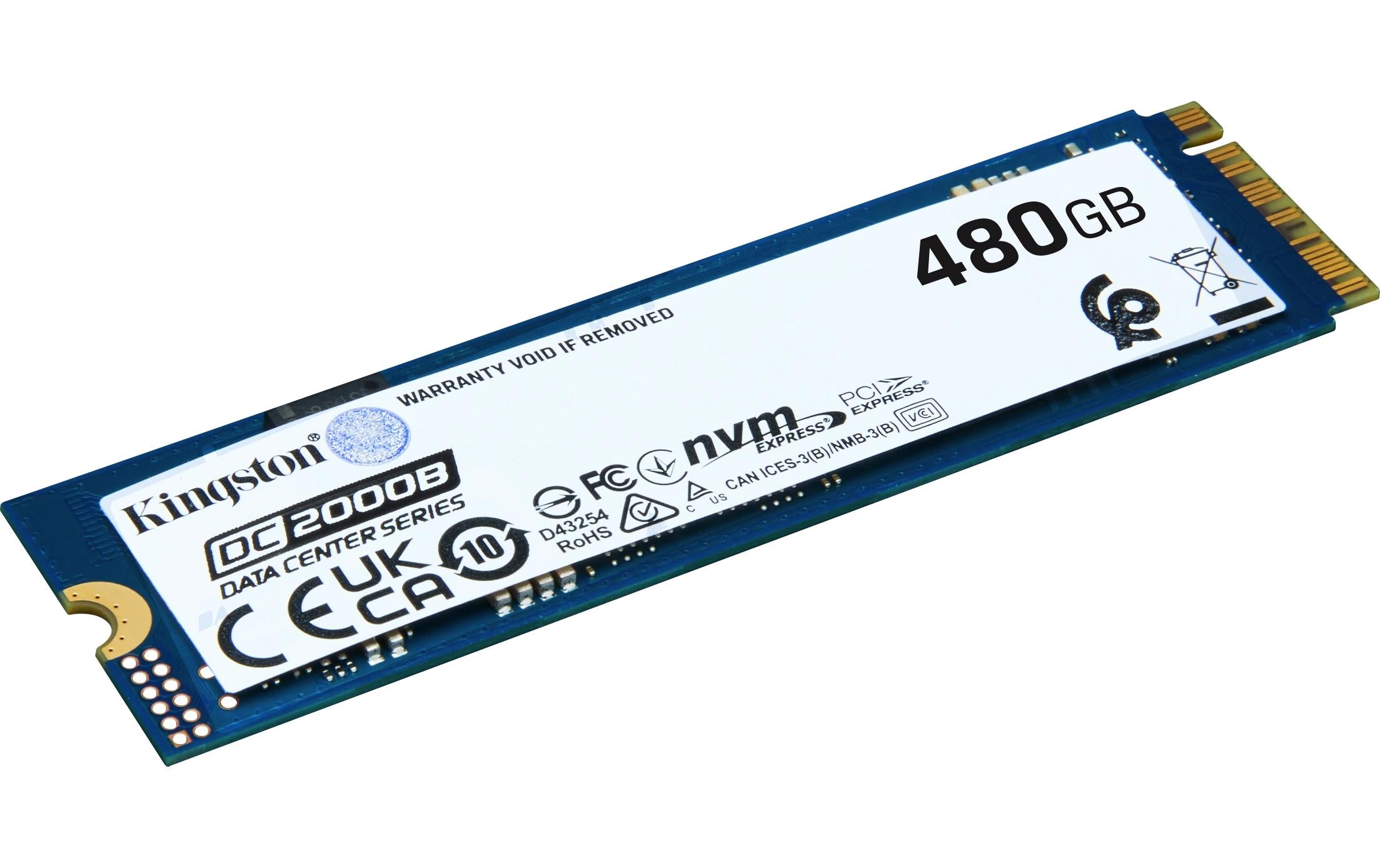 SSD Kingston Enterprise DC2000B 480GB, M.2 M.2, lesen 7000, schreiben 800 (M.2 2280)
