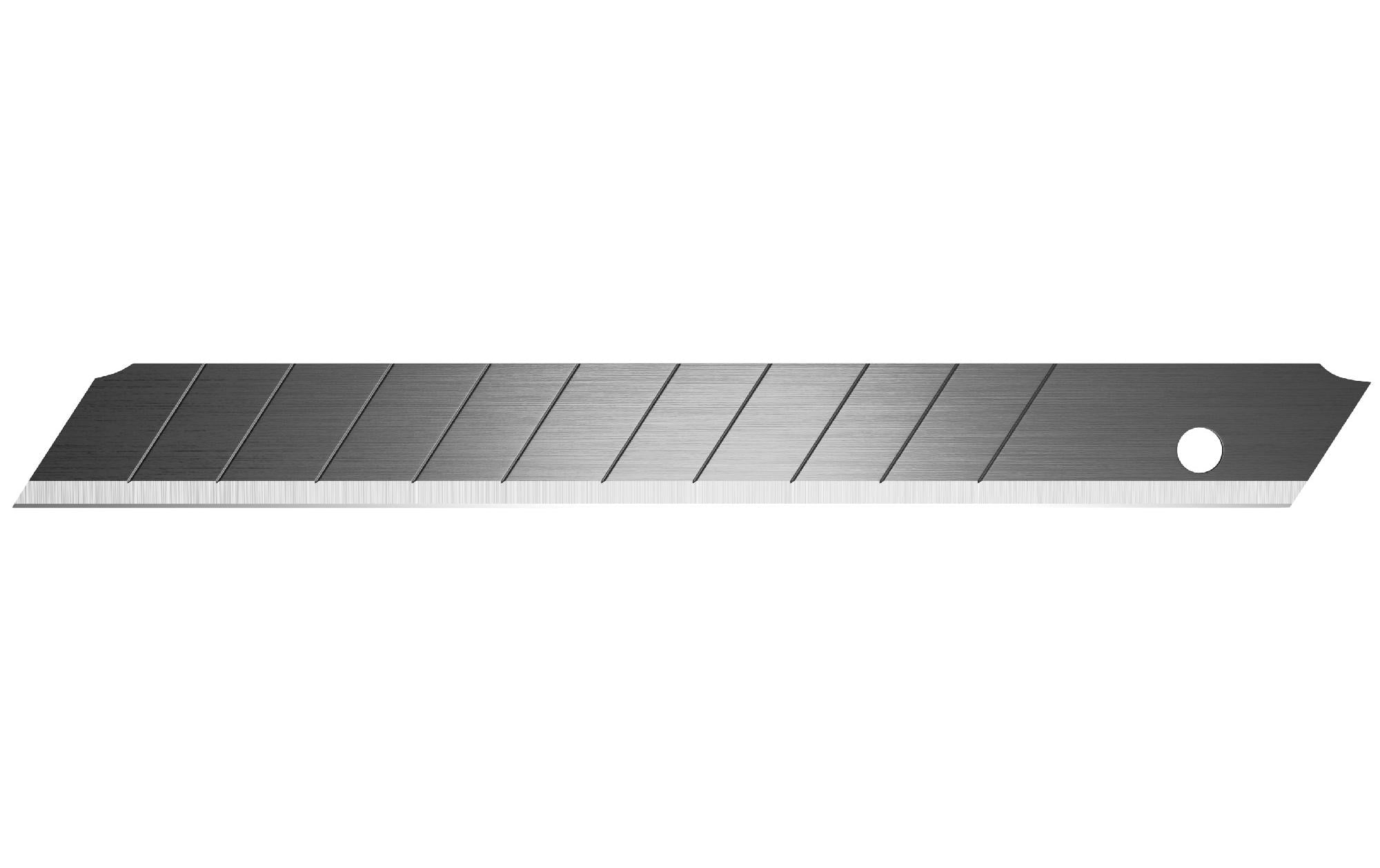 Hansa Ersatzklinge 9 mm, 60° schwarz, 80 x 9 x 0,4 mm, 10 Klingen