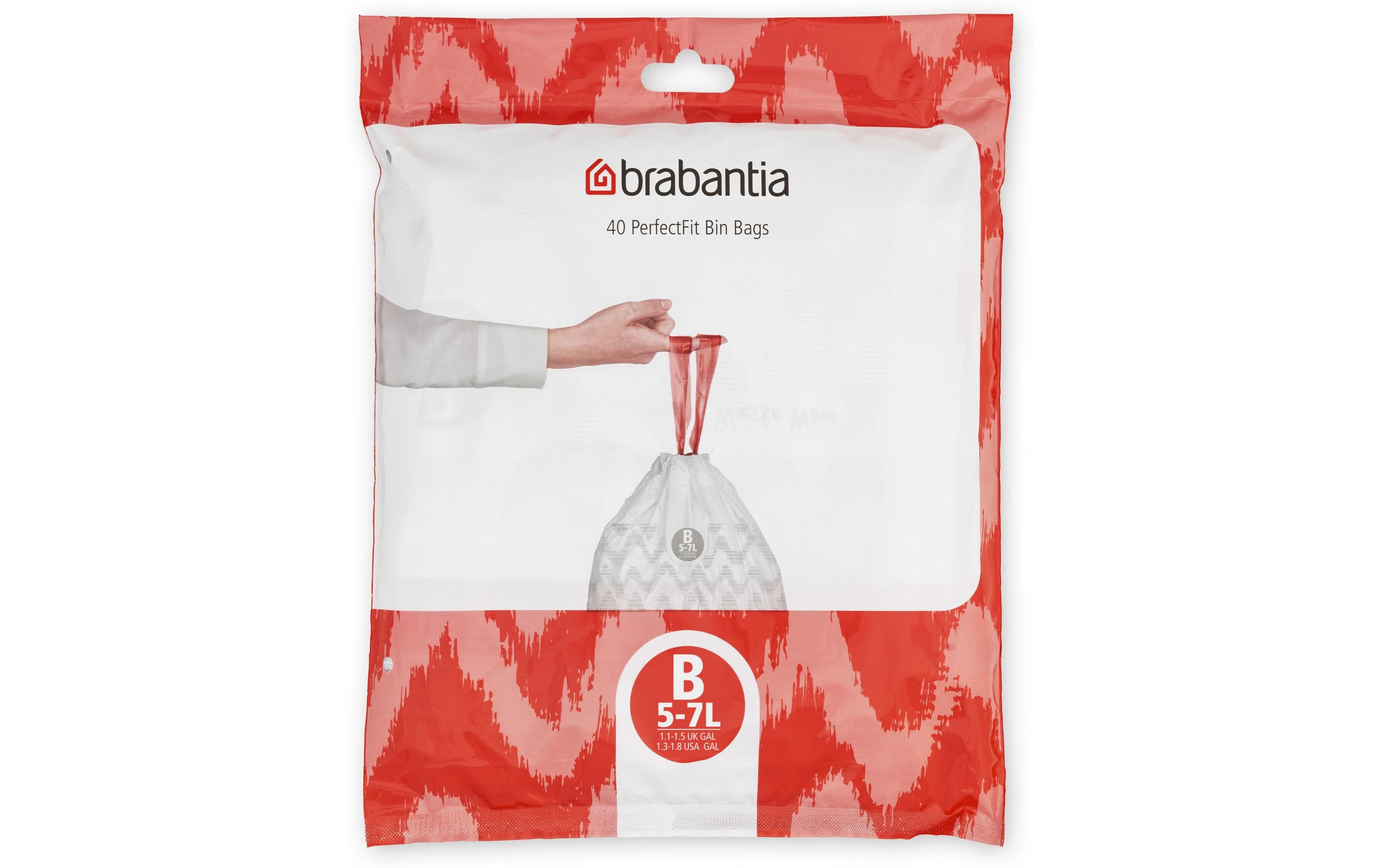 Brabantia Kehrichtsack Perfectfit B 5L, 40 Stück Spenderpack