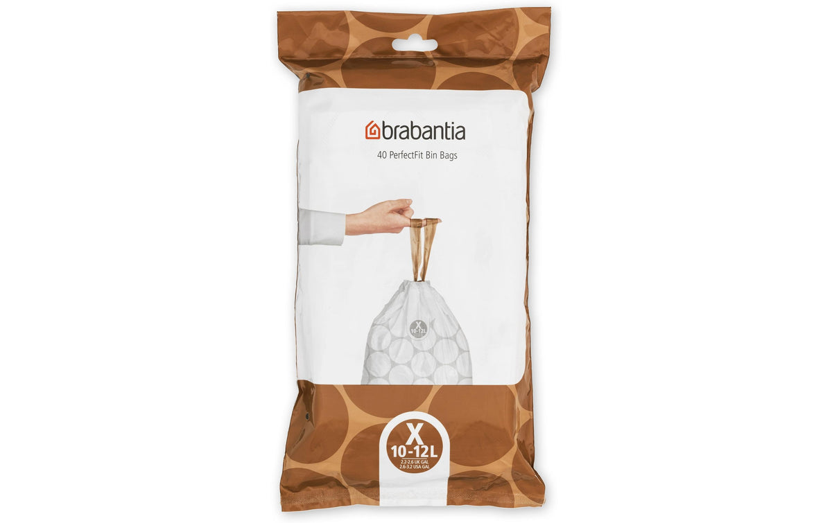 Brabantia Kehrichtsack Perfectfit X 10-12L, 40 Stück Spenderpack
