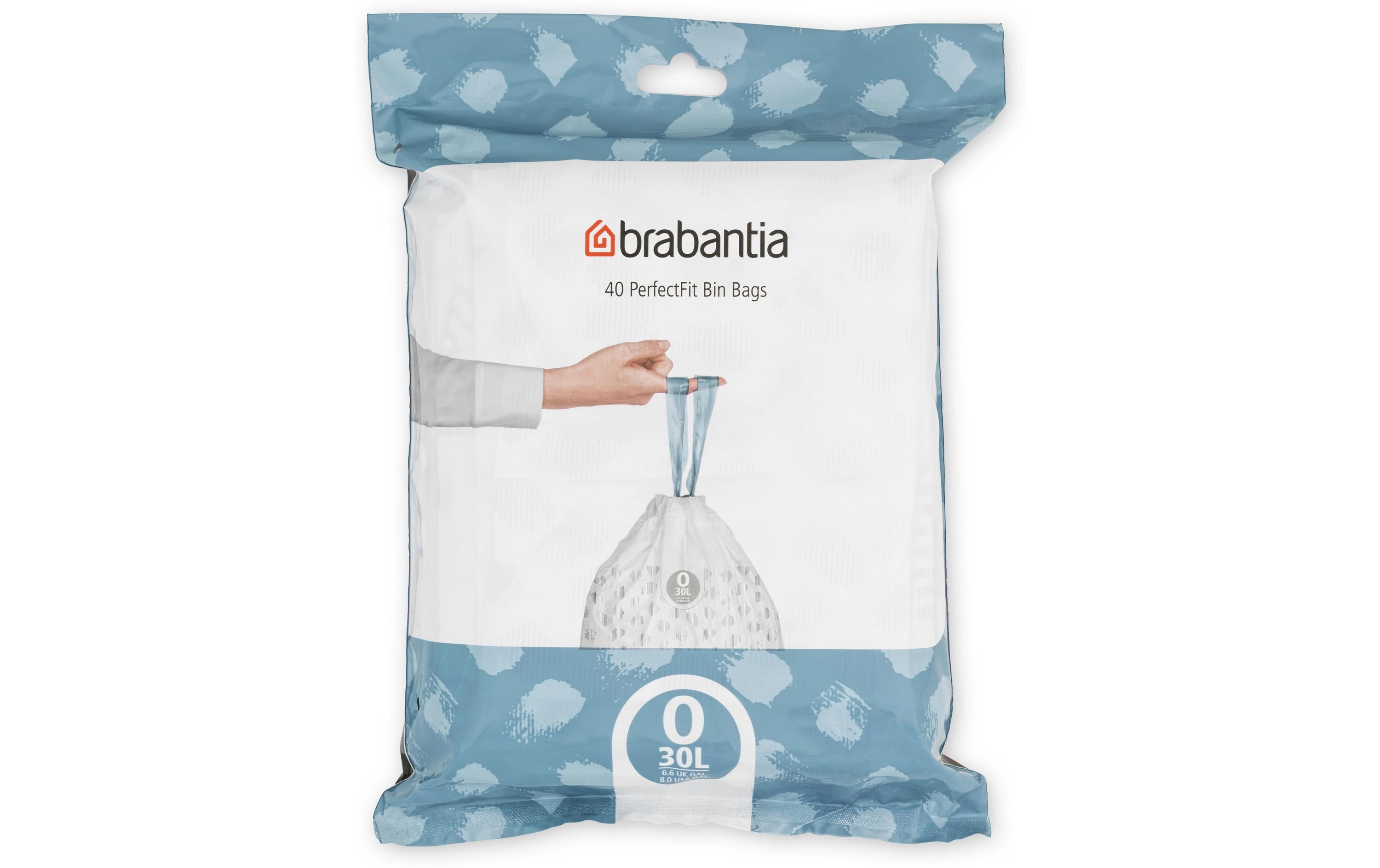 Brabantia Kehrichtsack Perfectfit O 30L, 40 Stück Spenderpack