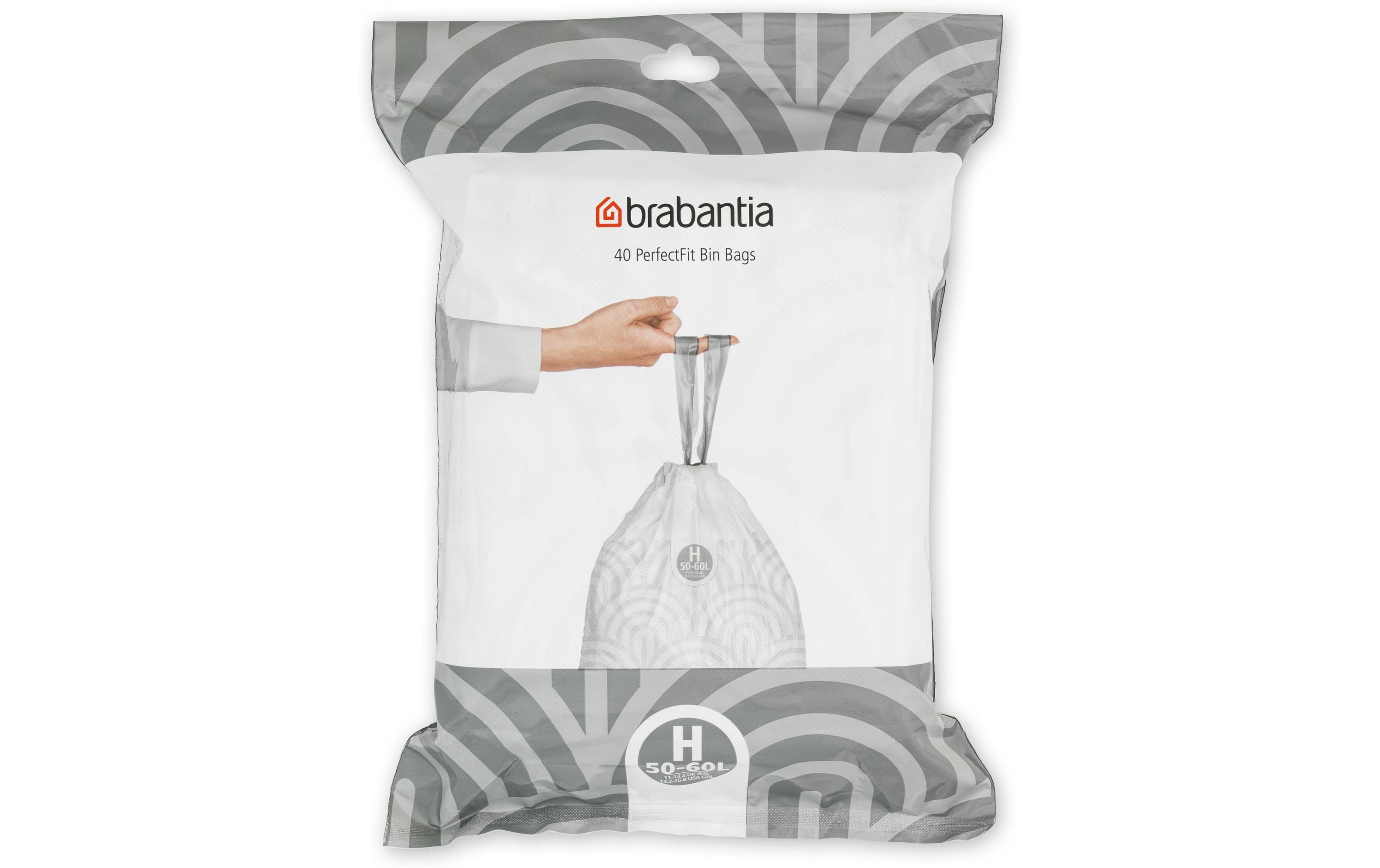 Brabantia Kehrichtsack Perfectfit H 50-60L,  40 Stück Spenderpack