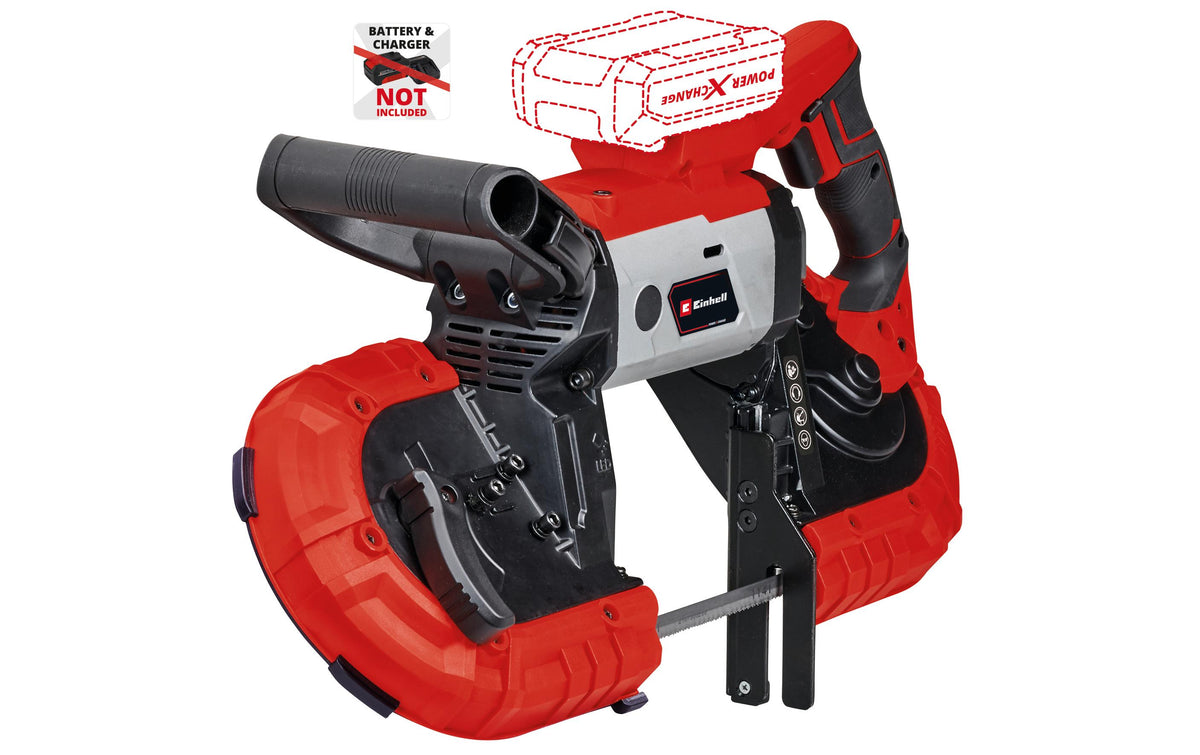 Einhell Akku-Bandsäge exkl. Untergestell TE-MB 18/127 Li-Solo Akku-Bandsäge