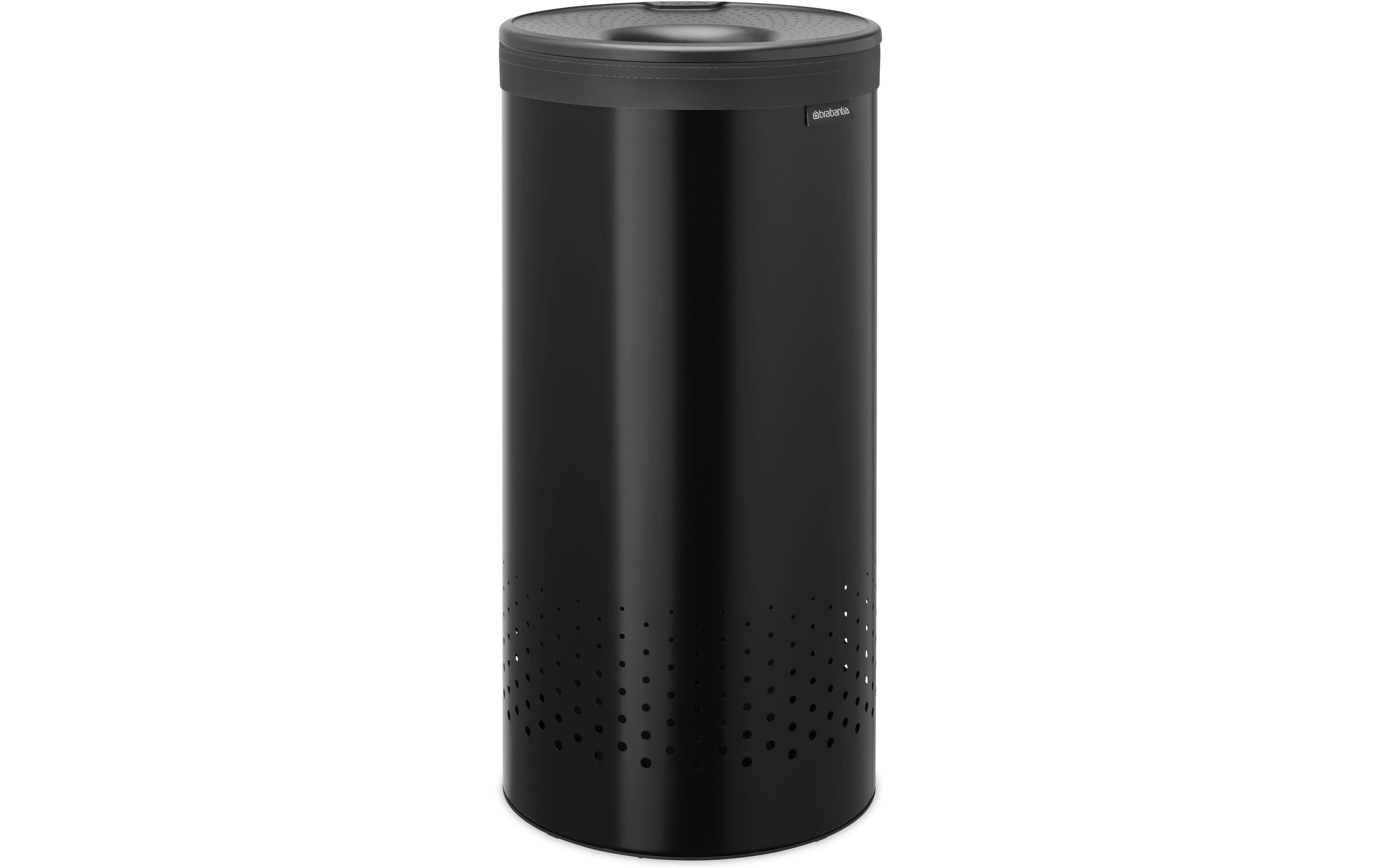 Brabantia Wäschesammler 35 Liter Stahl, Schwarz